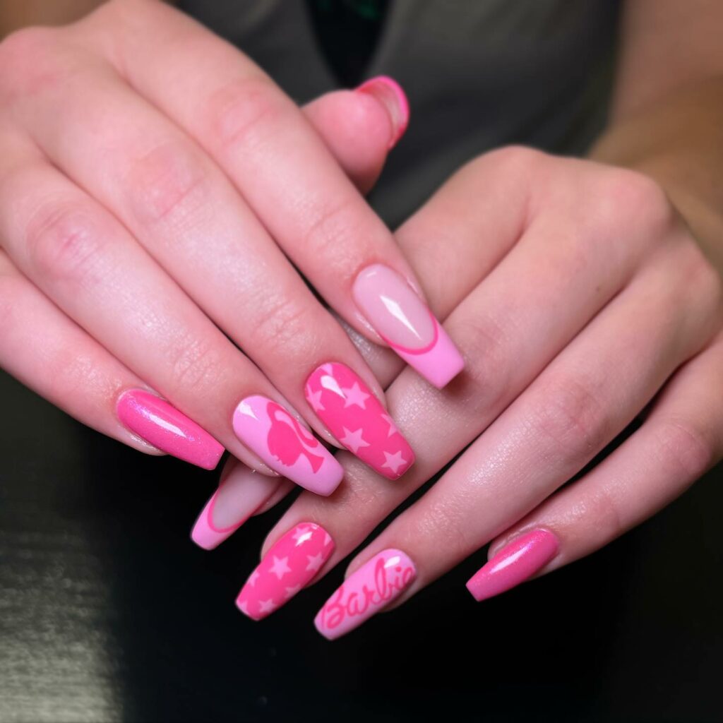 Whispering Tales of Love: Valentine's Day Magic in Pretty Pink Nails