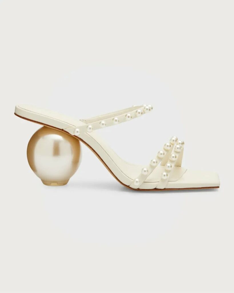 Cult Gaia Ilona Pearly Stud Mule Sandals