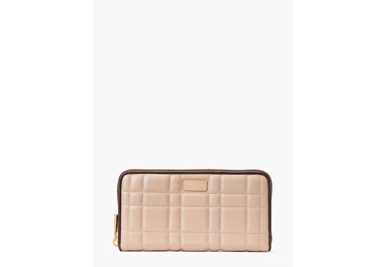 Evelyn Quilted Zip-around Continental Wallet