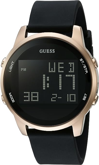 Guess Women’s Stainless Steel Digital Silicone Watch