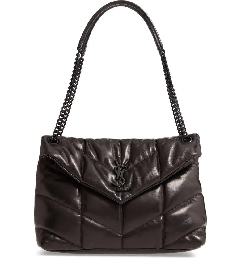Medium Loulou Quilted Puffer Leather Shoulder Bag