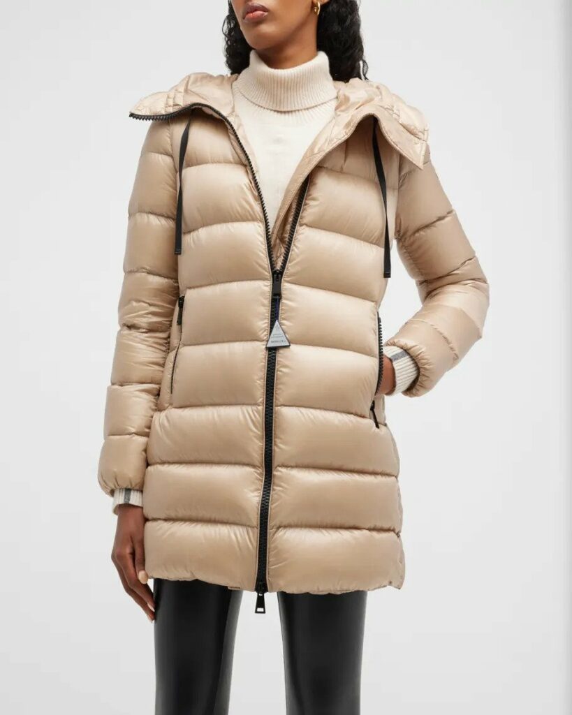 Moncler Suyen Down Quilted Nylon Hooded Parka