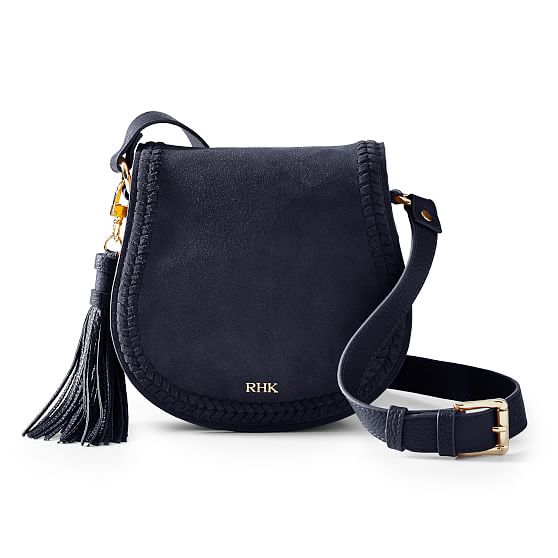 SUEDE SADDLE CROSSBODY BAG