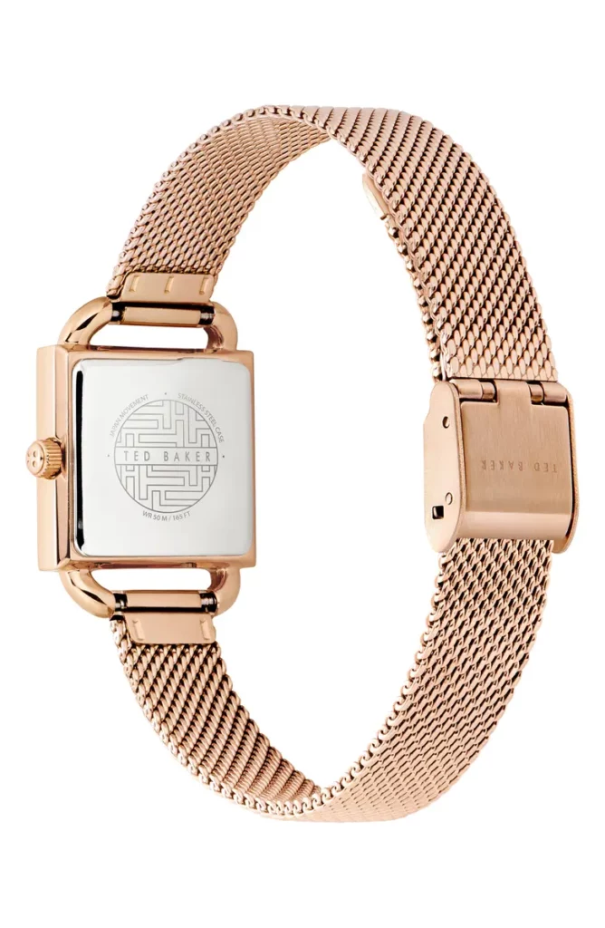 Taliah Bow Mesh Strap Watch, 24mm Ted Baker London