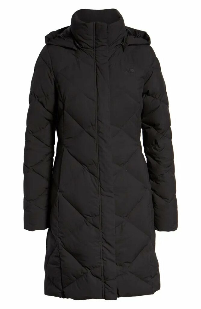 The North Face Miss Metro II Hooded Water Resistant Down Parka