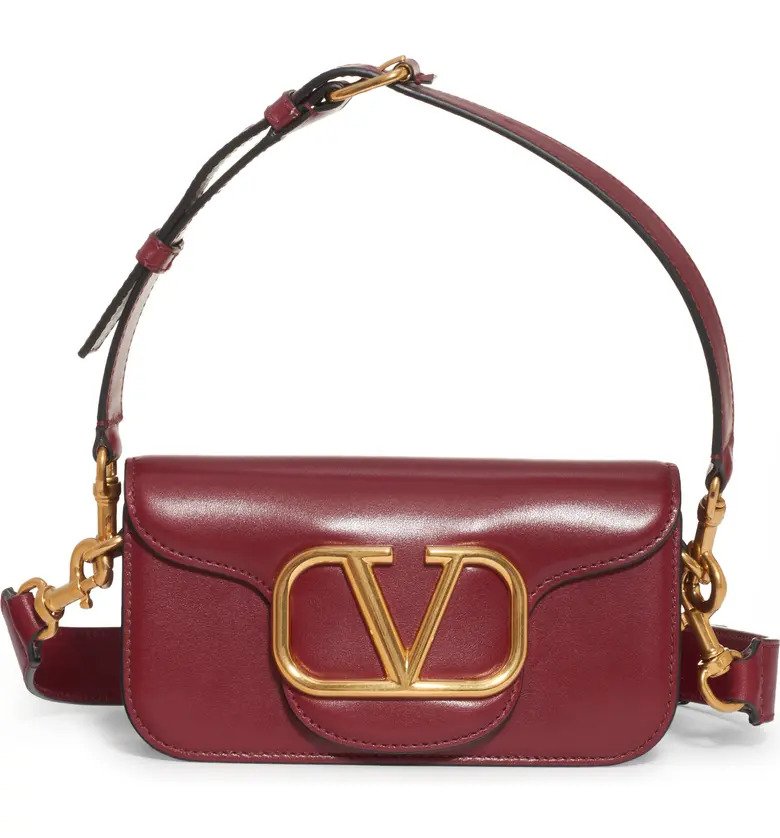 VLOGO Leather Camera Crossbody Bag