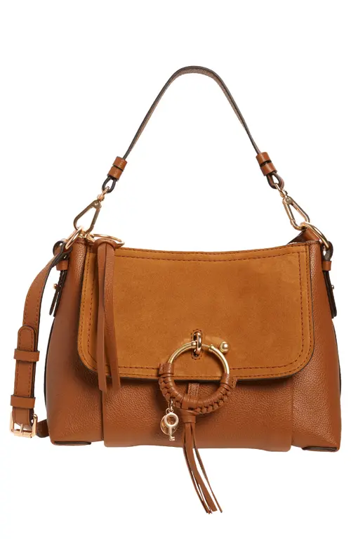 see by chloe small joan leather shoulder bag