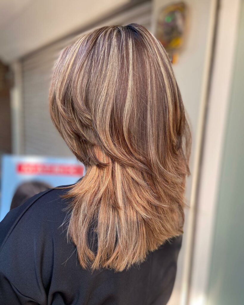 Cozy Up with Ashy Brown and Honey Highlights