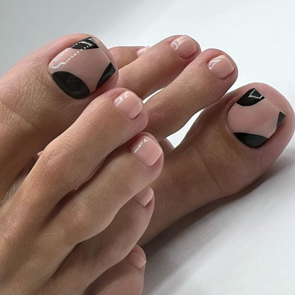 22 Latest Black Pedicure Ideas To Try In 2024!