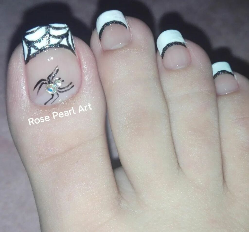 French Pedicure with a Twist