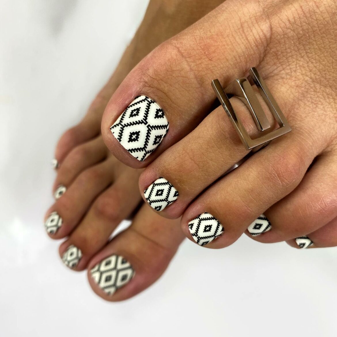 22 Latest Black Pedicure Ideas To Try In 2024!