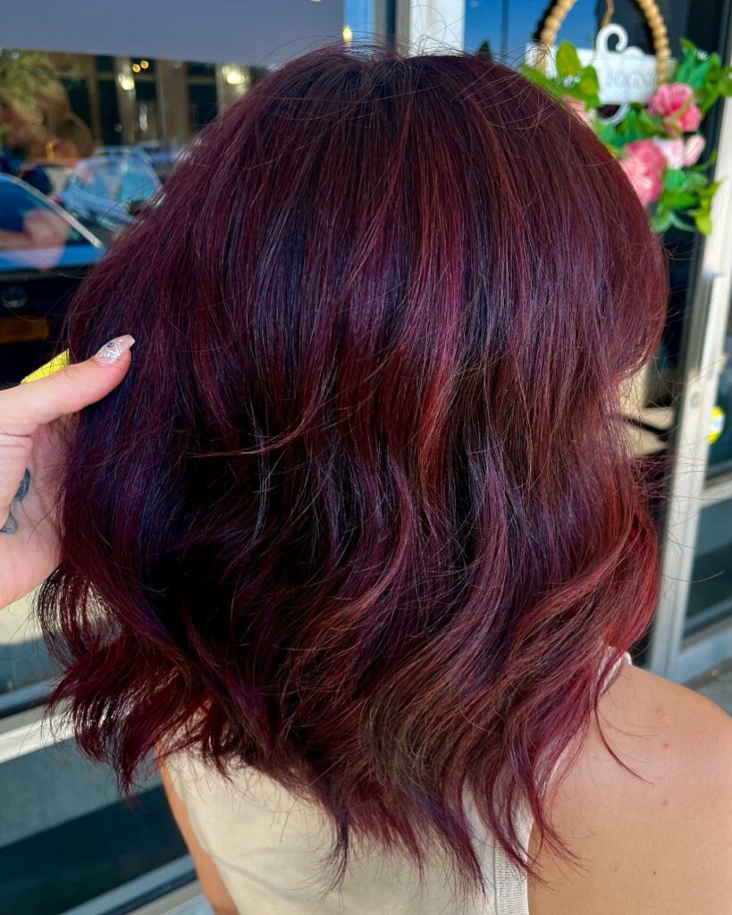 Dark Purple Loose Locks