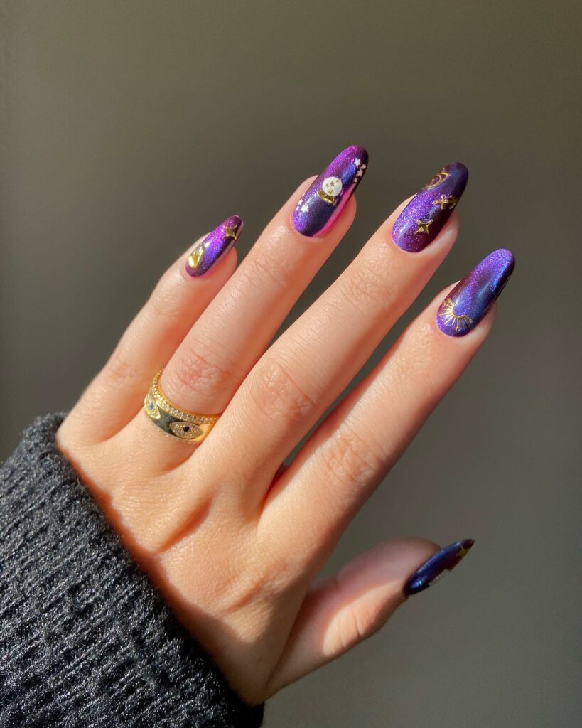Astrology  star nails