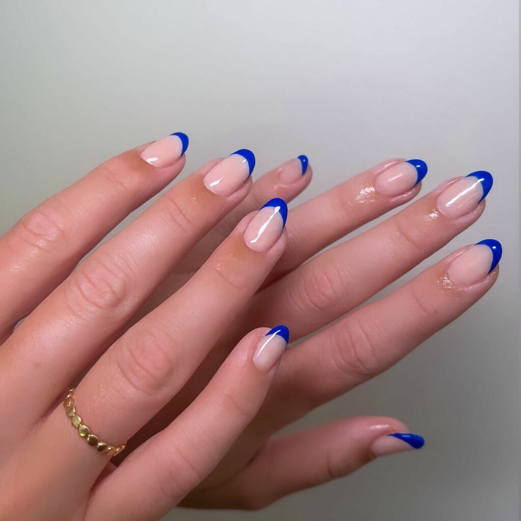 Blue Bunny French Tips