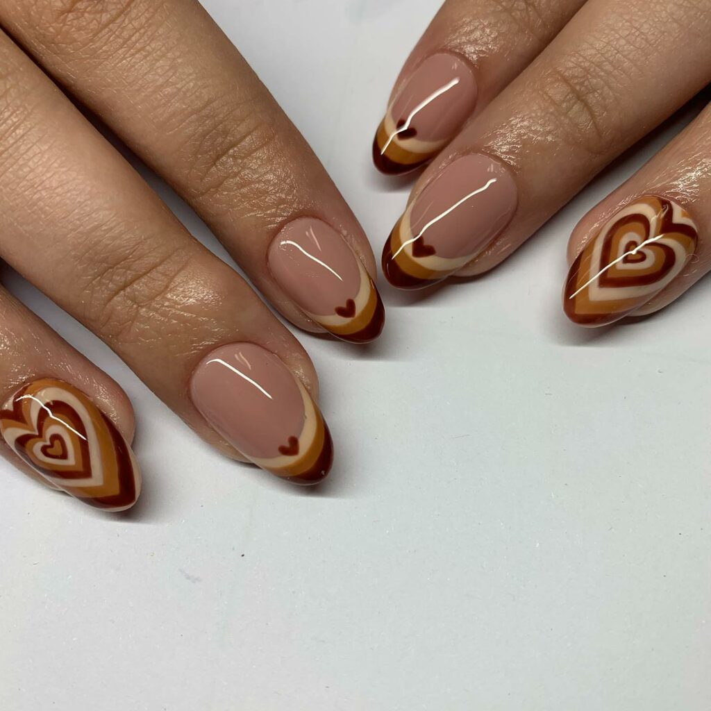 Brown Hearts