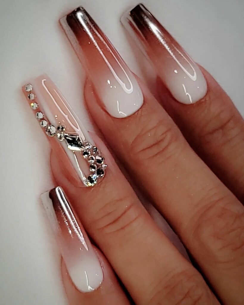 Chrome Solar Nail