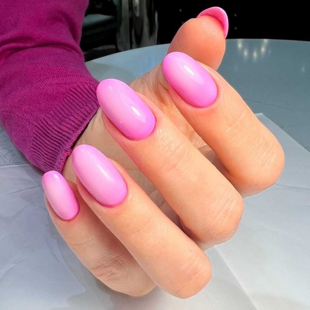 Dazzling Neon Pink Ombre