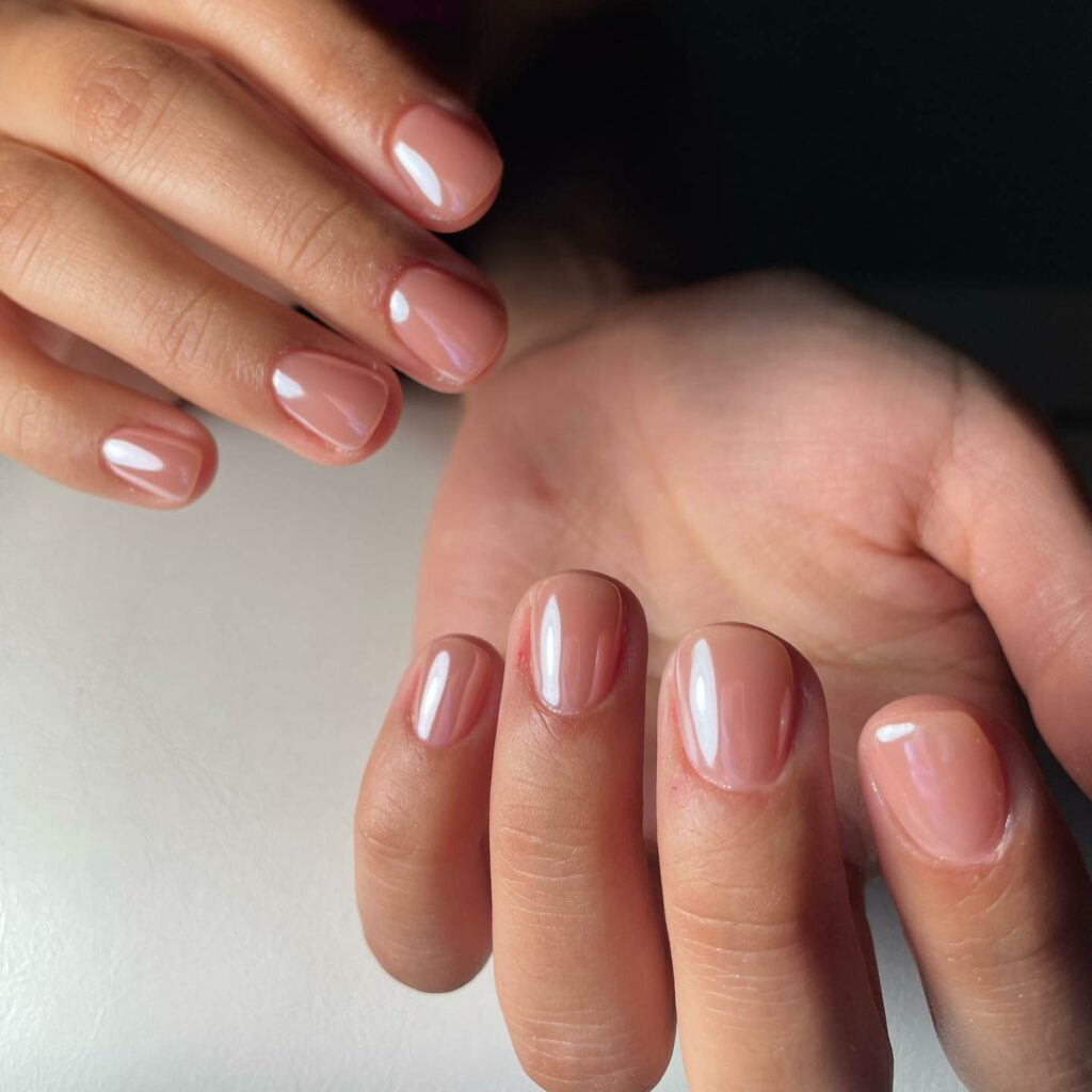 Glazed Donut short Nails