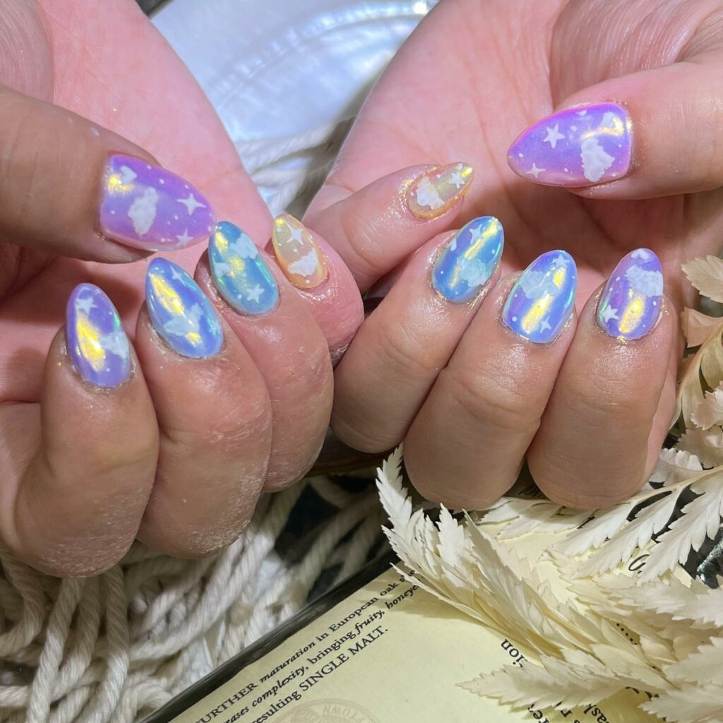 Iridescent Wonders nails