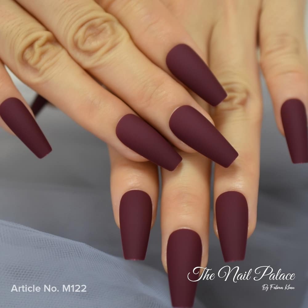 Matte  ballerina nails