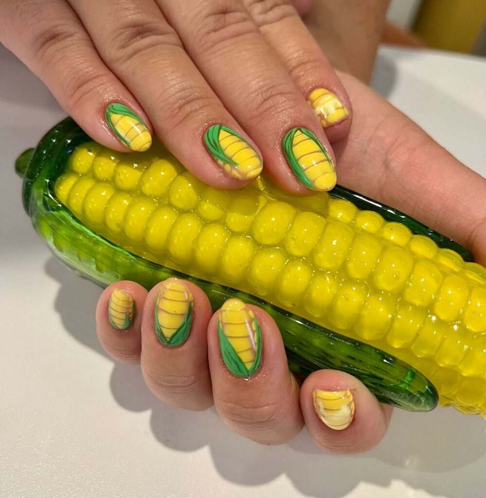 Multicolored Corn Kernels