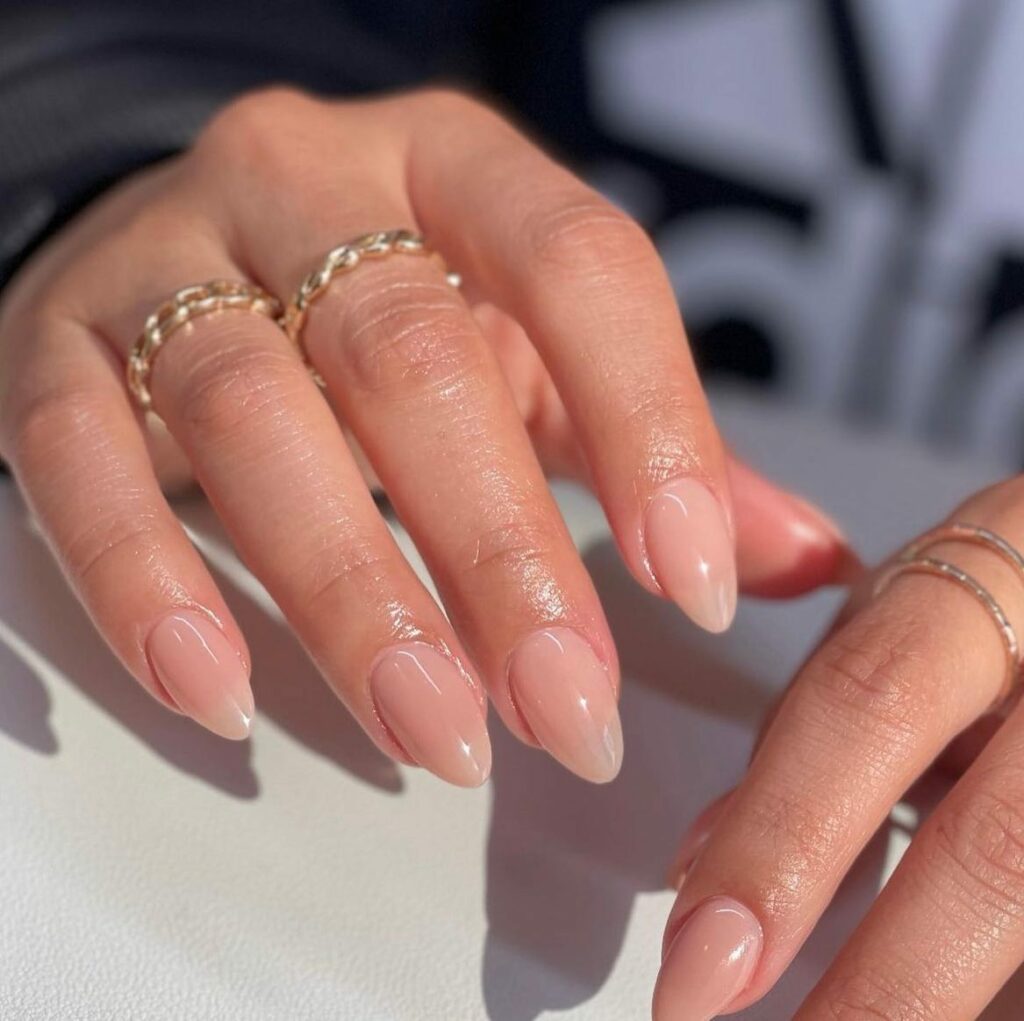 Natural Short Almond Nails