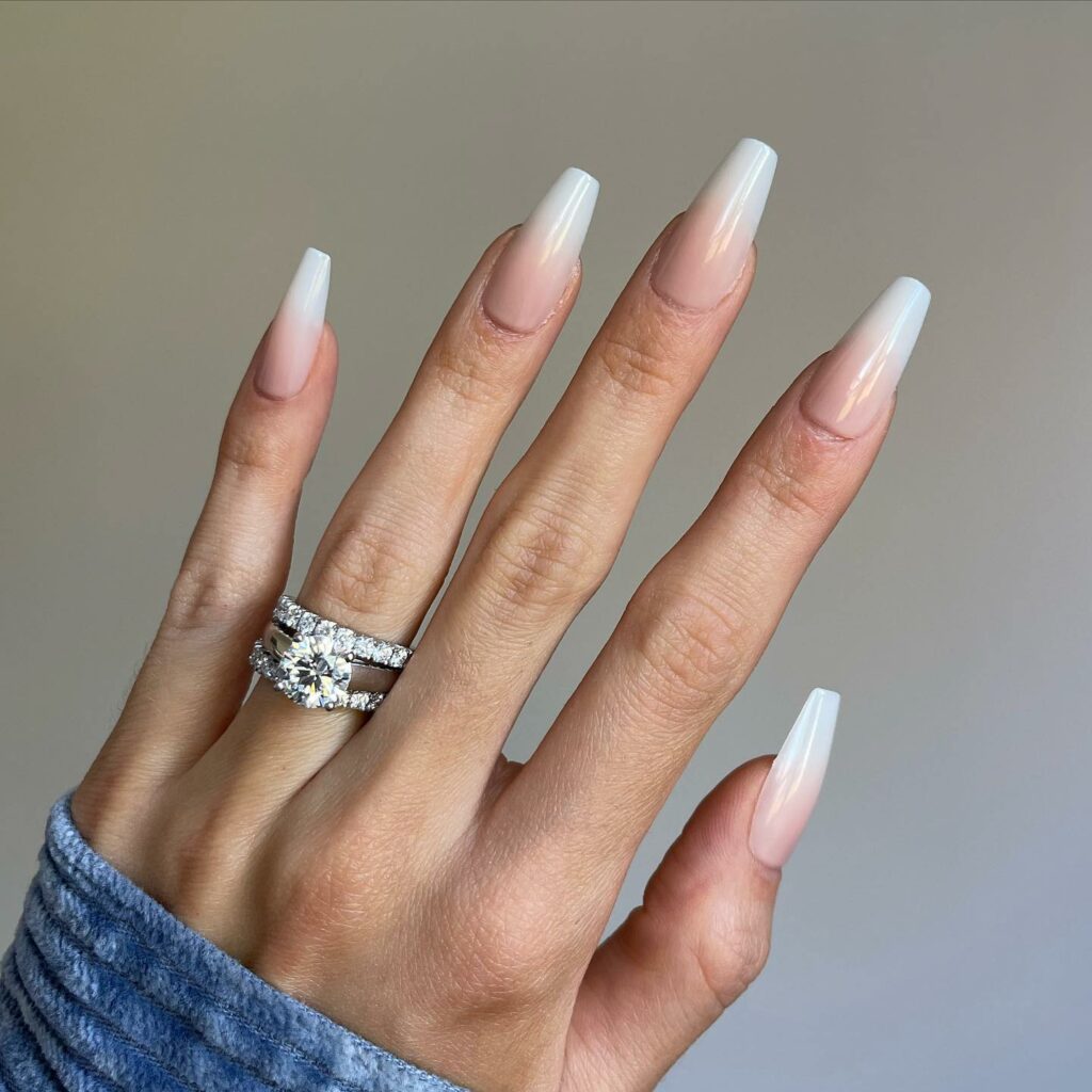 Ombre Elegance nails