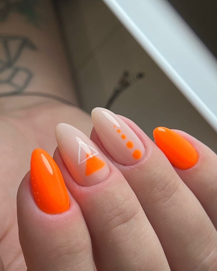 Orange Geometric