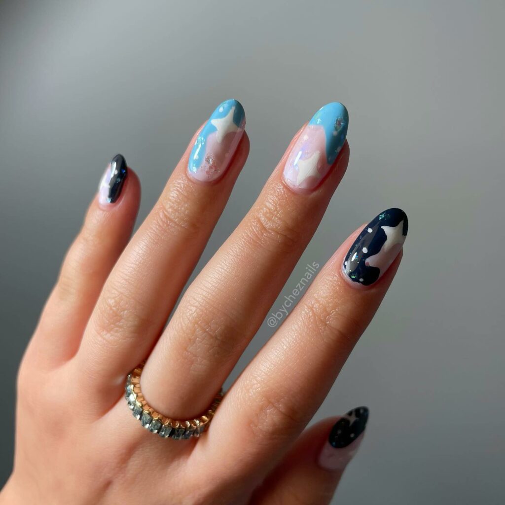 Starry Nights nail