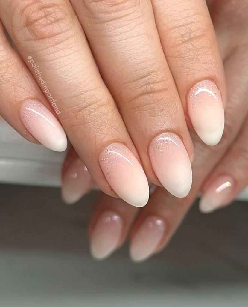 Whispers of Dawn Subtle Ombre Nails
