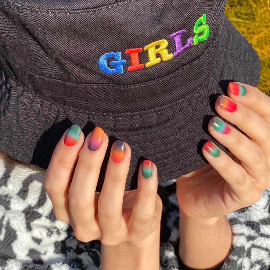 These Stick-On Gel Nails