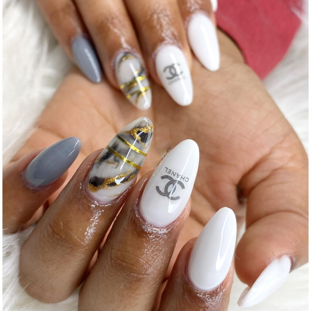 Chanel-Inspired Nails
