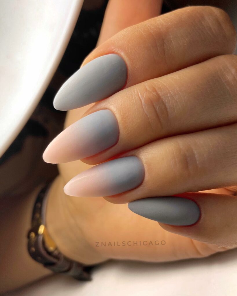 Matte Grey Ombre