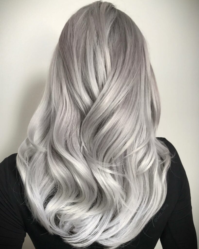 Platinum Silver Hair