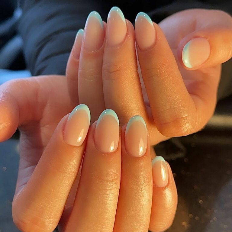 30 Latest Almond French Tip Nail Designs To Try In 2024