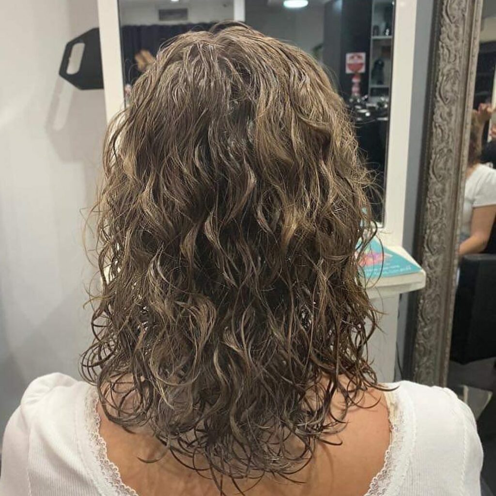 Shoulder-Length Perm