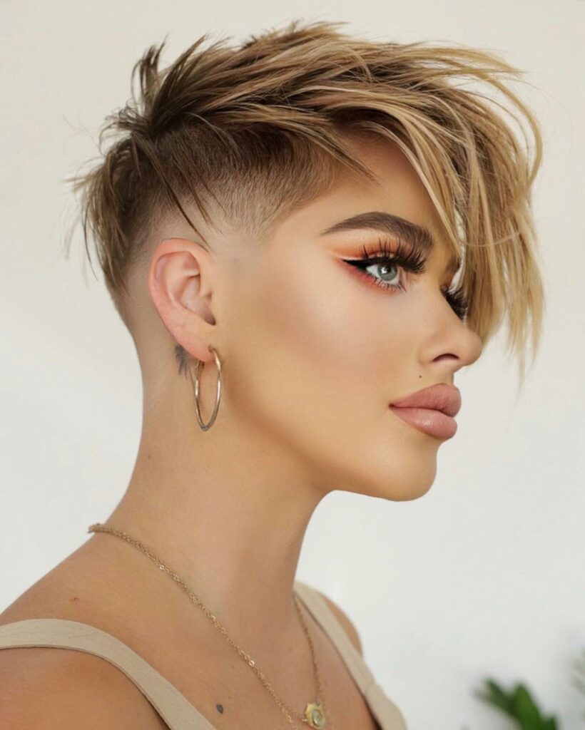 Funky Edgy Short Hairstyle
