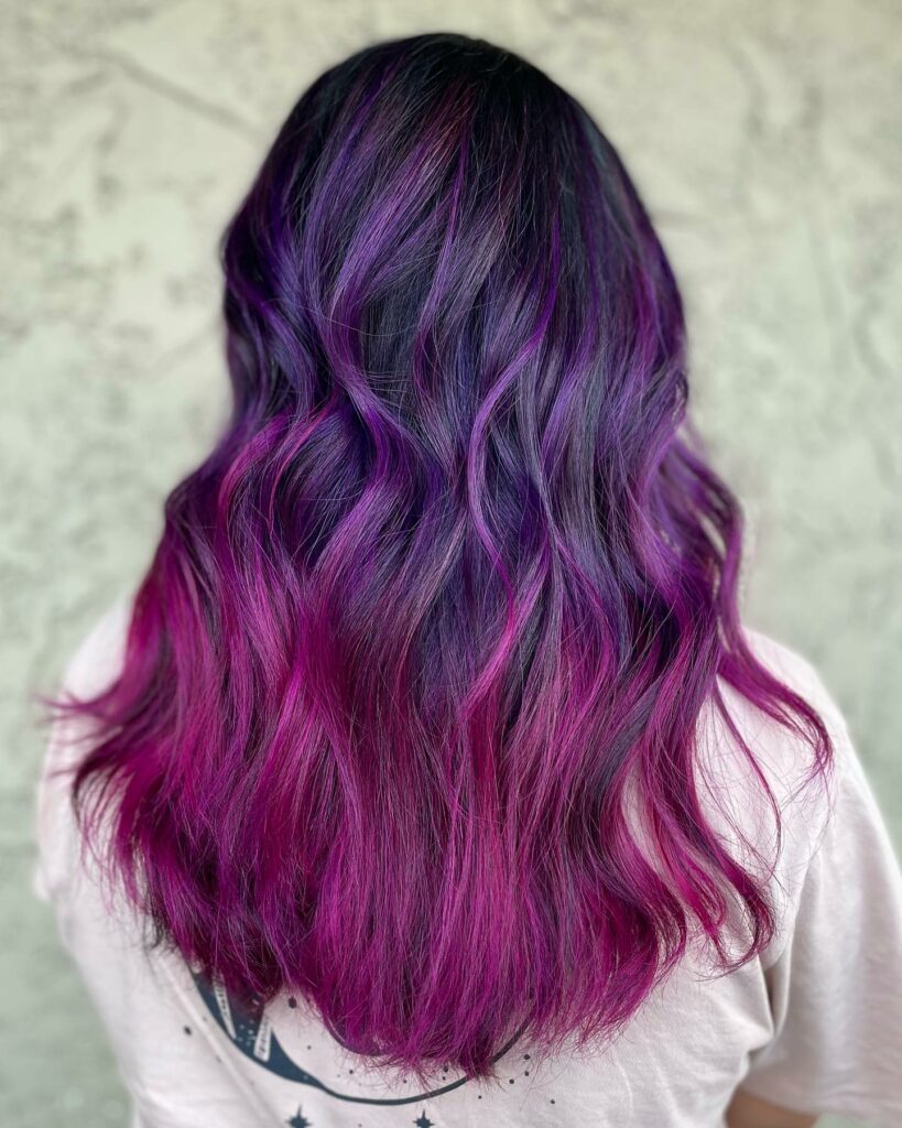 Purple & Pink Balayage