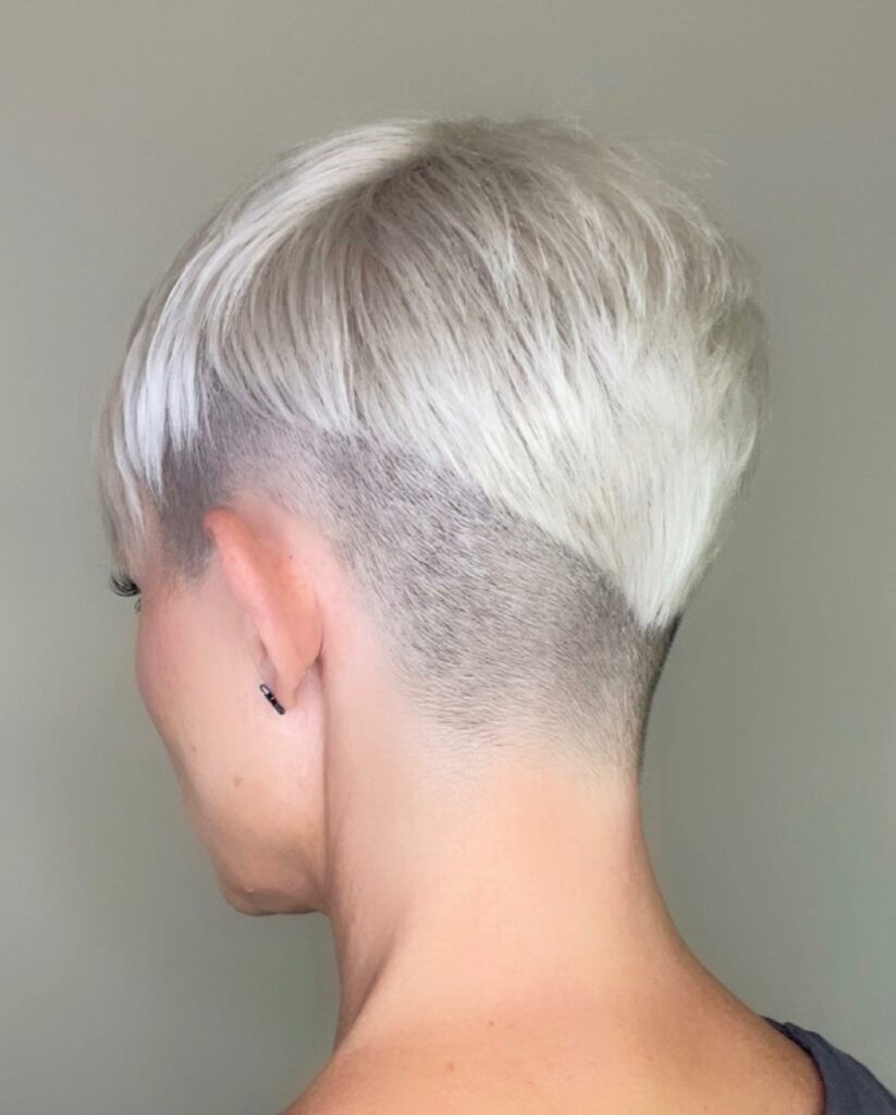 Very Short Shaved Pixie