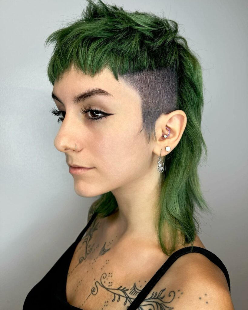 Green Pixie with Gradual Shave
