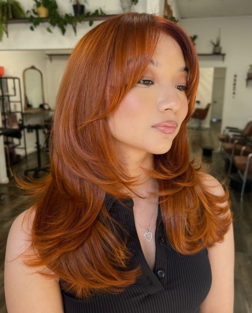 Copper Vibes for Long Hair