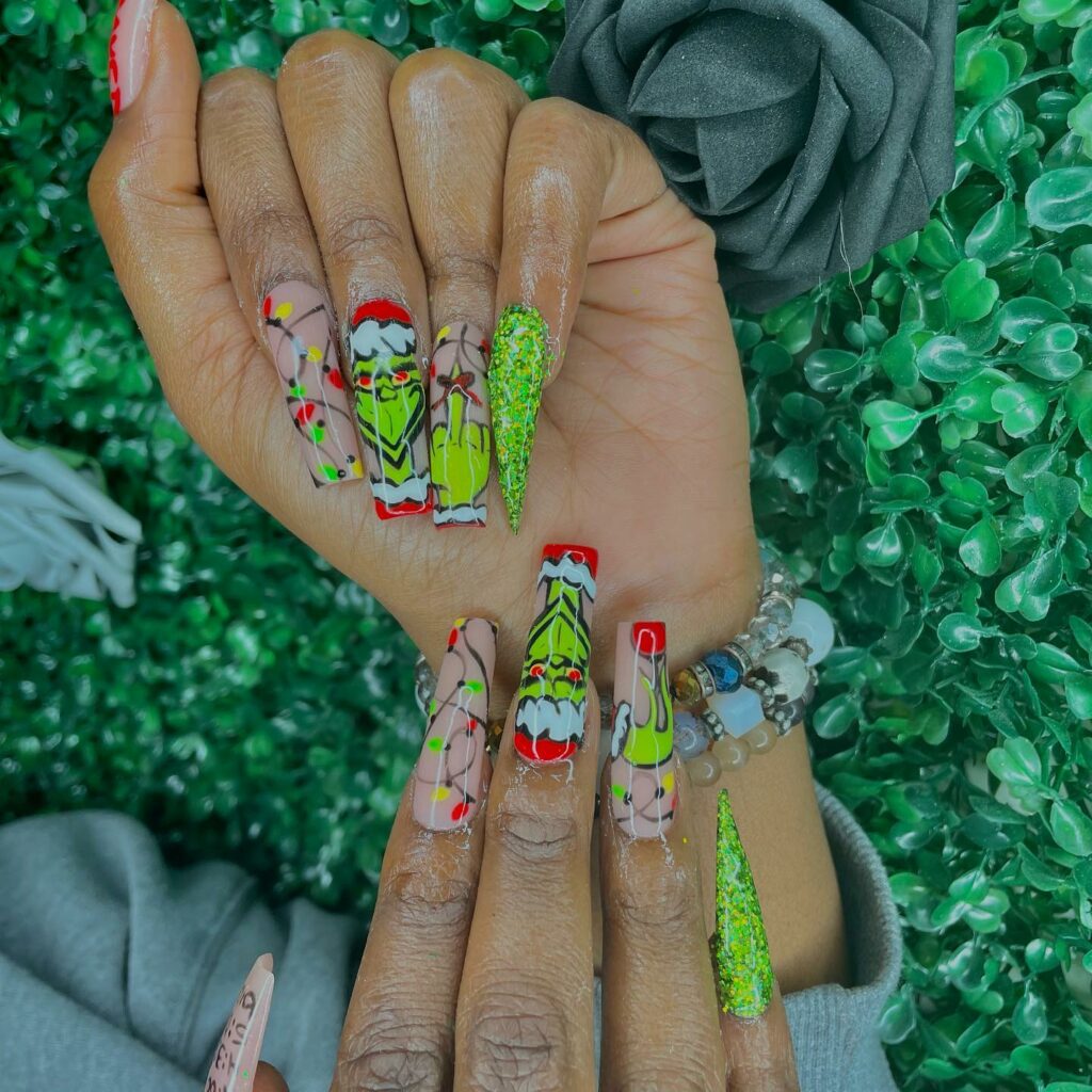 Hand-Painted Grinchmas