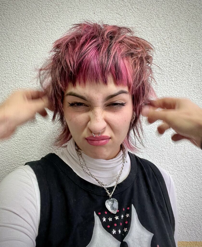 Pink Bangs