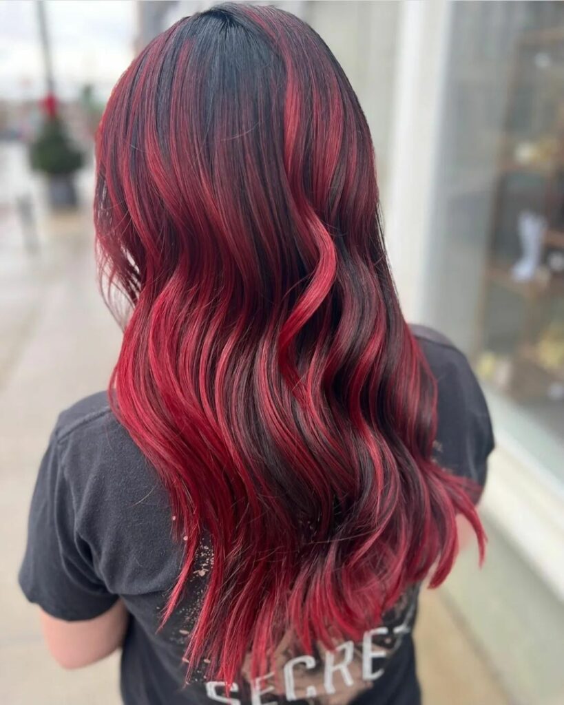 Red with Dark Roots