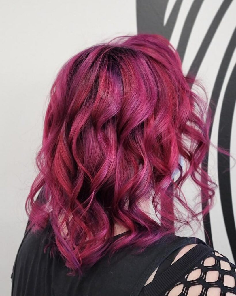 Dark Pink Hair