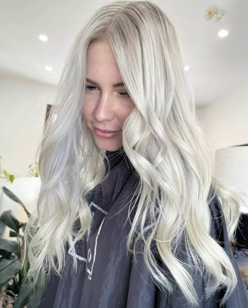 Silver Blonde Hair