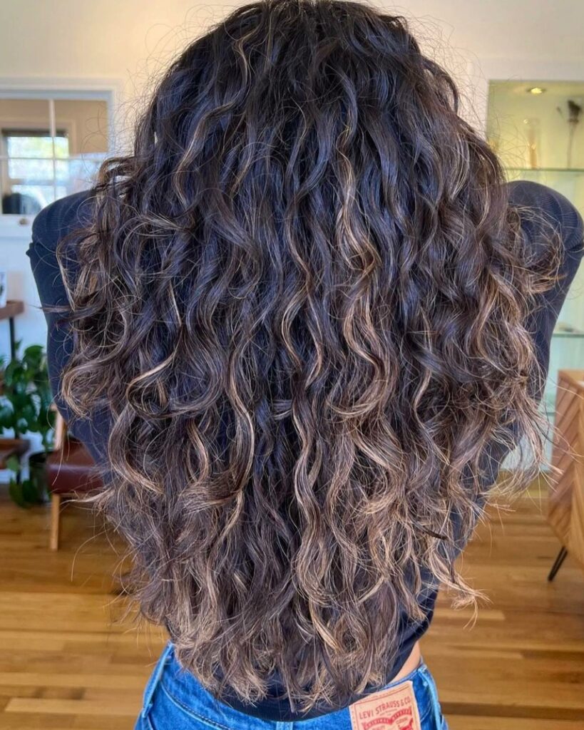 Perm Waves for Long Hair