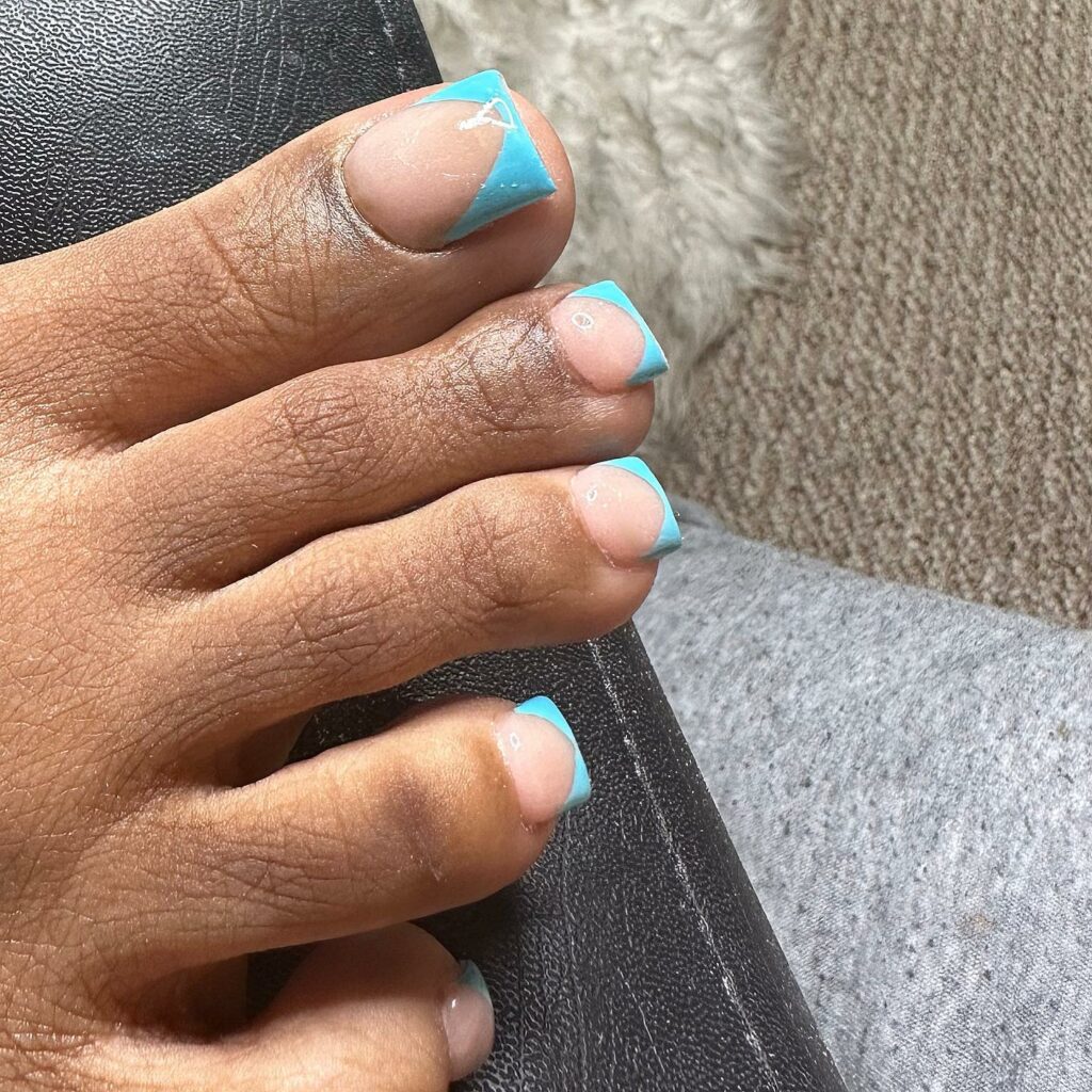 Light Blue Acrylic Design