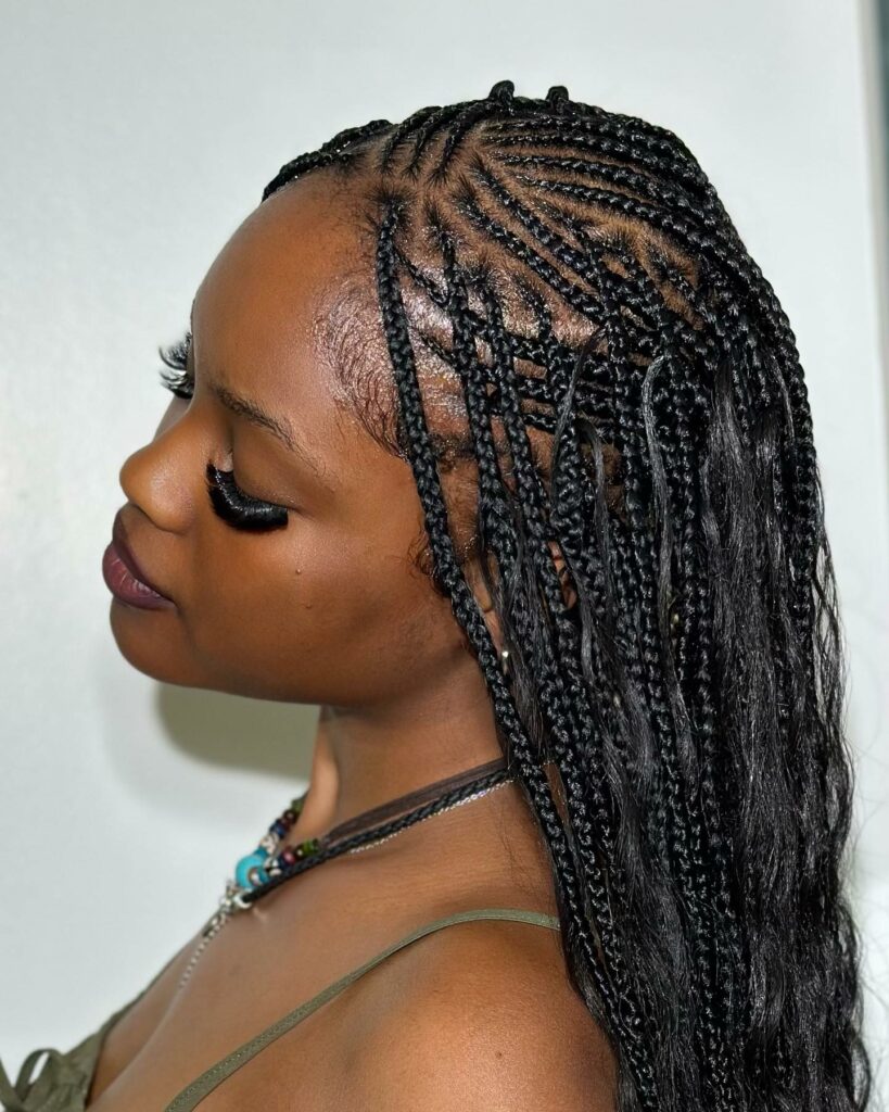 Micro Braids with Color
