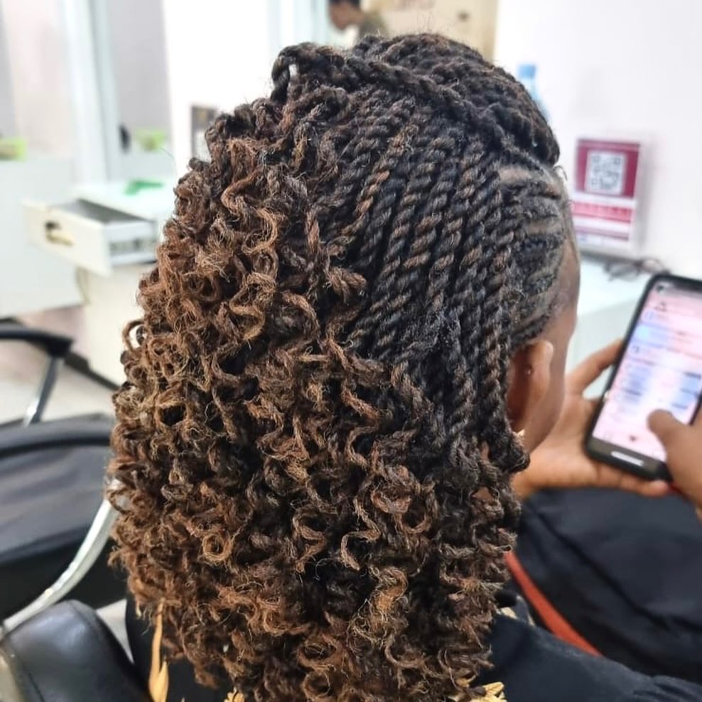 The Classic Elegance of Micro Cornrow Braids